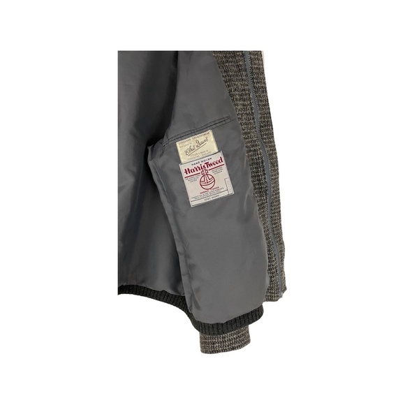 Handmade Harris Tweed 100% SCOTTISH WOOL Chris Davies Men's Jacket - Picture 5 of 10